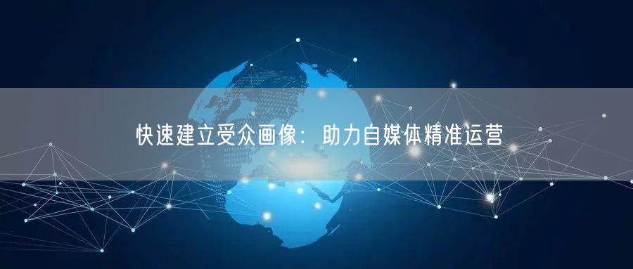 快速建立受众画像：助力自媒体精准运营