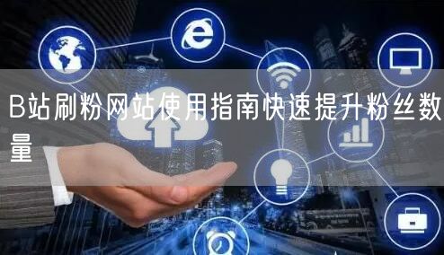 B站刷粉网站使用指南快速提升粉丝数量